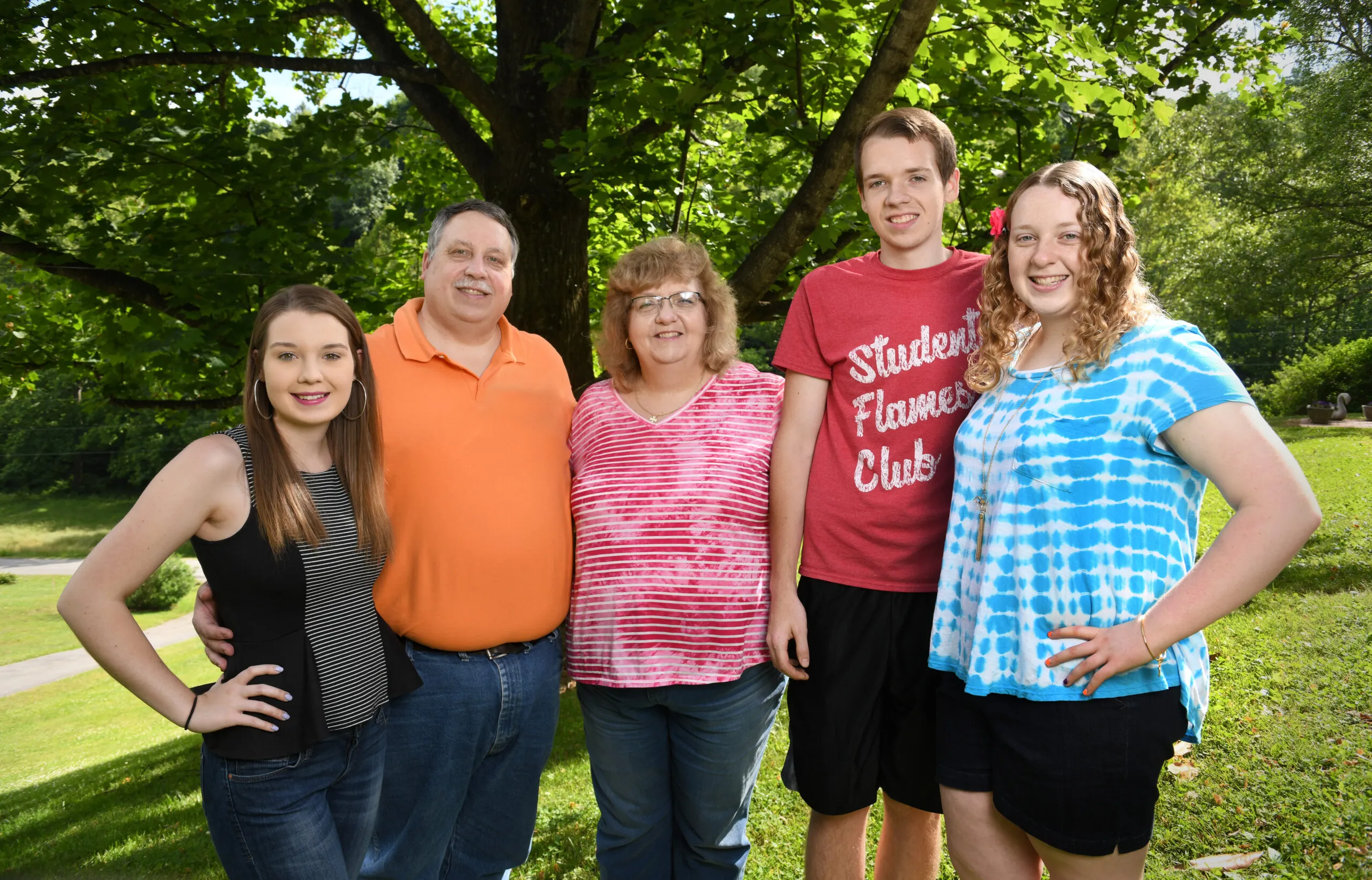 Photo of the Richards family